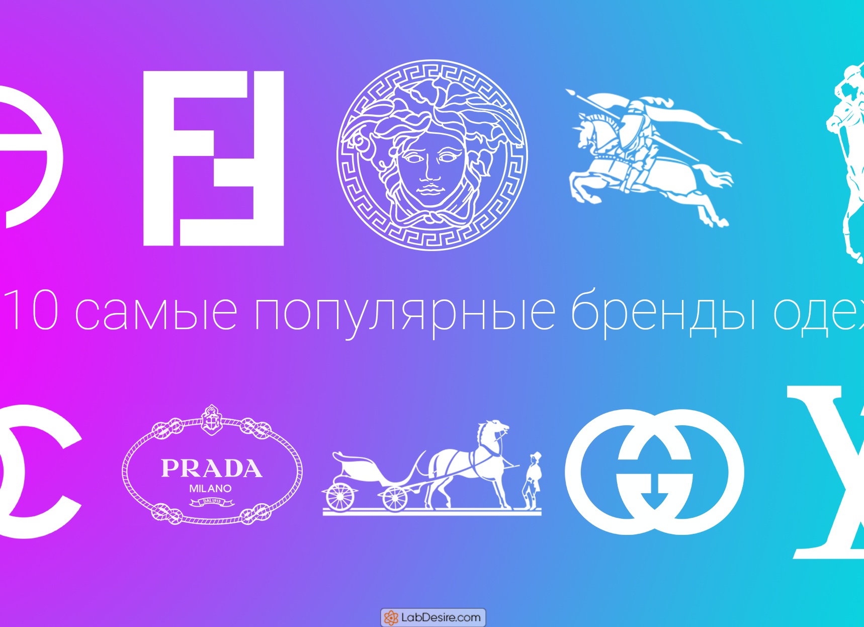 Популярные бренды одежды